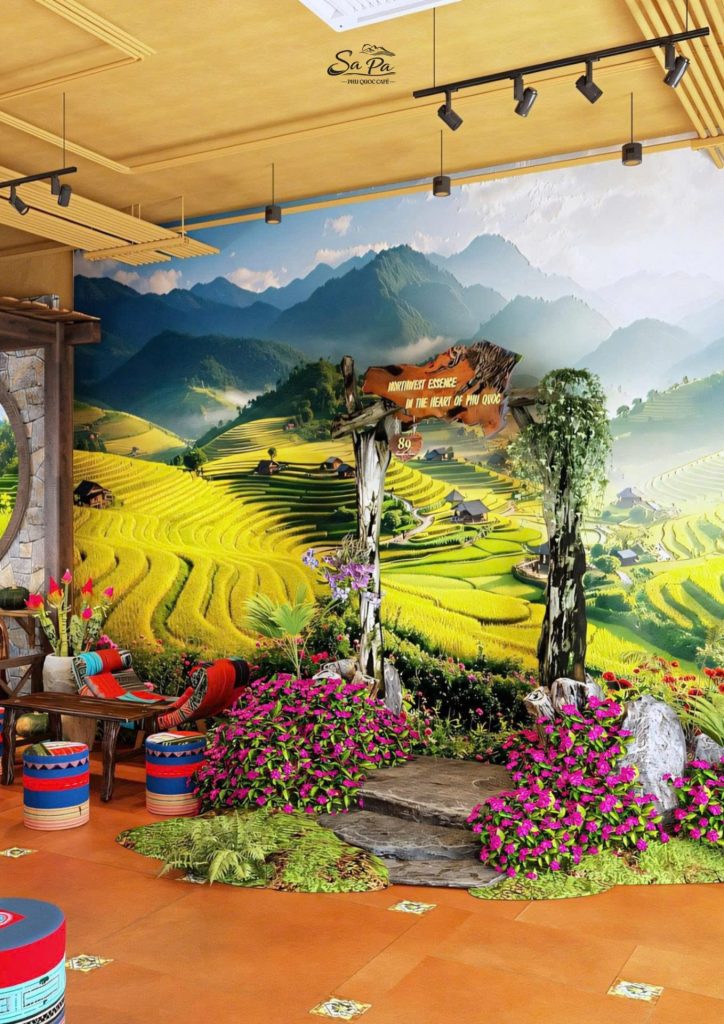 Menu Sa Pa Cafe Phú Quốc 2026: không gian quán