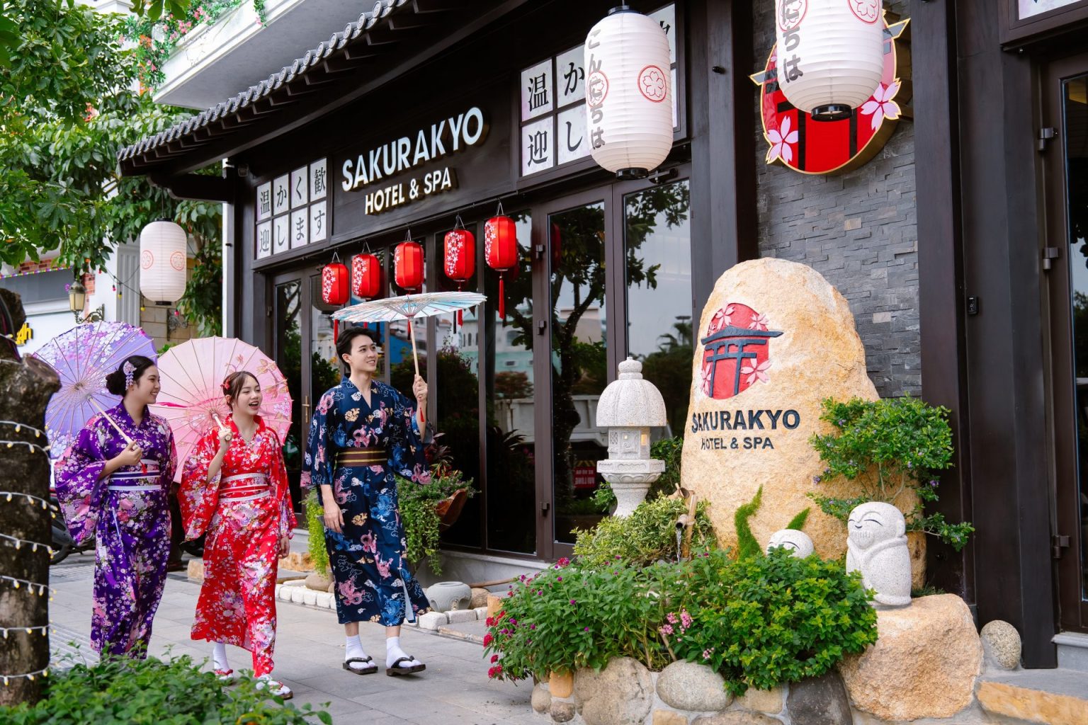 Japanese-style Sakurakyo Hotel & Spa in Sunset Town