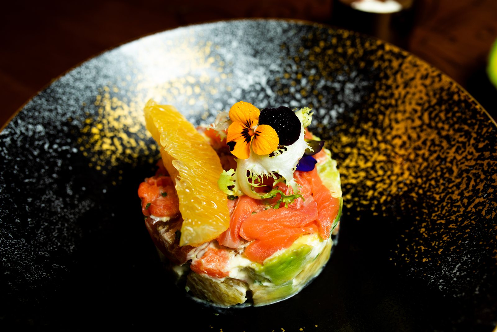 Tartare cá hồi tại Venice Café & Eatery, Sunset Town, Phú Quốc