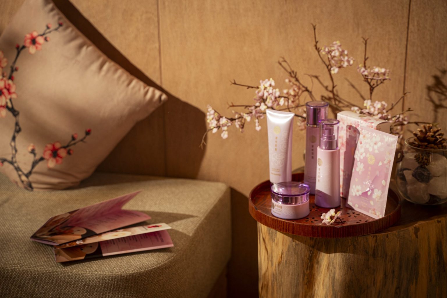 Sakura Sakuyahime skincare at Sakurakyo Spa